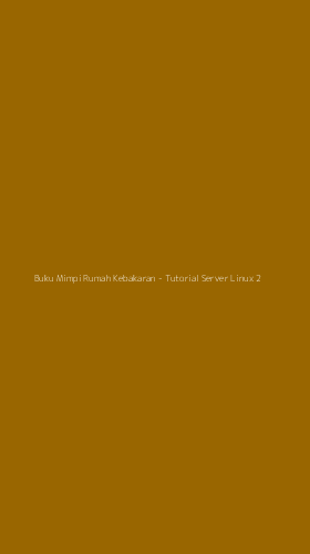 Tampilan Antarmuka Aplikasi Buku Mimpi Rumah Kebakaran - Tutorial Server Linux - 2