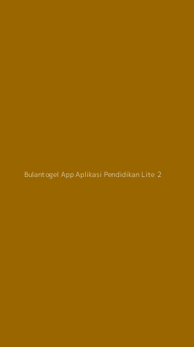 Tampilan Antarmuka Aplikasi Bulantogel App Aplikasi Pendidikan Lite - 2