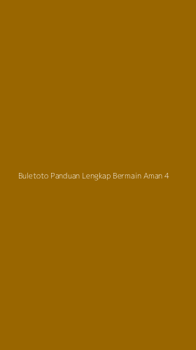 Tampilan Antarmuka Aplikasi Buletoto Panduan Lengkap Bermain Aman - 4