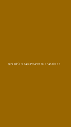 Tampilan Antarmuka Aplikasi Bumi4d Cara Baca Pasaran Bola Handicap - 3