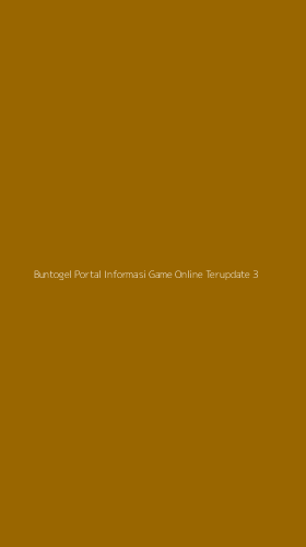 Tampilan Antarmuka Aplikasi Buntogel Portal Informasi Game Online Terupdate - 3
