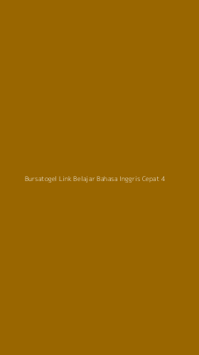 Tampilan Antarmuka Aplikasi Bursatogel Link Belajar Bahasa Inggris Cepat - 4