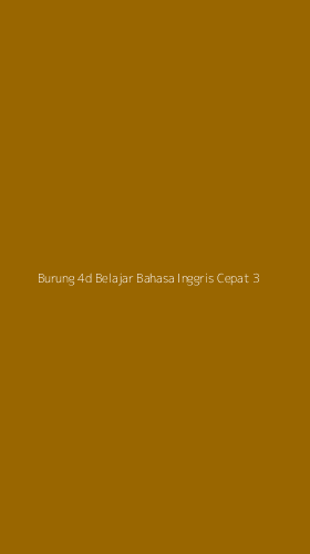 Tampilan Antarmuka Aplikasi Burung 4d Belajar Bahasa Inggris Cepat - 3