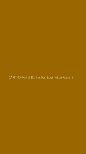 Tampilan Antarmuka Aplikasi Capit4d Portal Daftar Dan Login Akun Resmi - 3