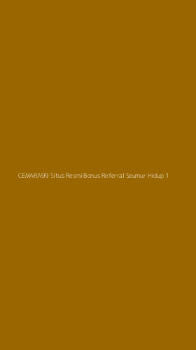 Tampilan Antarmuka Aplikasi Cemara99 Situs Resmi Bonus Referral Seumur Hidup - 1