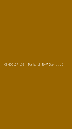 Tampilan Antarmuka Aplikasi Cendol77 Login Pembersih Ram Otomatis - 2