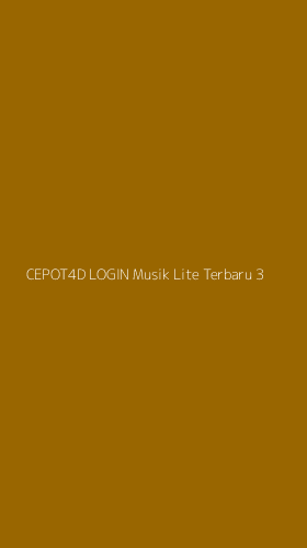 Tampilan Antarmuka Aplikasi Cepot4d Login Musik Lite Terbaru - 3