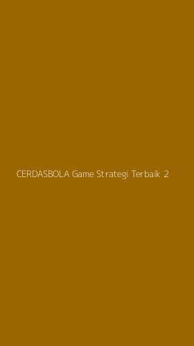 Tampilan Antarmuka Aplikasi Cerdasbola Game Strategi Terbaik - 2