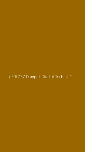Tampilan Antarmuka Aplikasi Ceri777 Dompet Digital Terbaik - 2