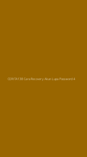 Tampilan Antarmuka Aplikasi Cerita138 Cara Recovery Akun Lupa Password - 4