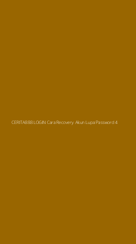 Tampilan Antarmuka Aplikasi Cerita888 Login Cara Recovery Akun Lupa Password - 4