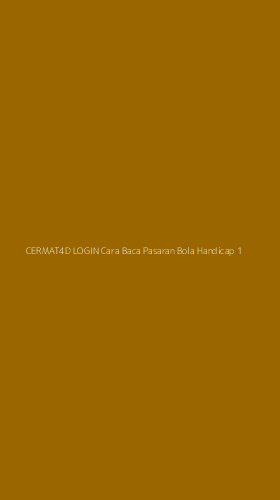 Tampilan Antarmuka Aplikasi Cermat4d Login Cara Baca Pasaran Bola Handicap - 1