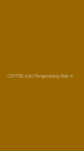 Tampilan Antarmuka Aplikasi Cipit88 Alat Pengembang Web - 4