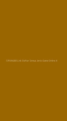 Tampilan Antarmuka Aplikasi Cipung88 Link Daftar Semua Jenis Game Online - 4