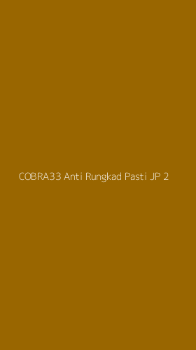 Tampilan Antarmuka Aplikasi Cobra33 Anti Rungkad Pasti Jp - 2