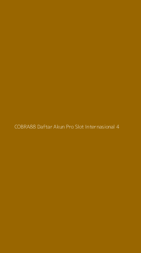 Tampilan Antarmuka Aplikasi Cobra88 Daftar Akun Pro Slot Internasional - 4