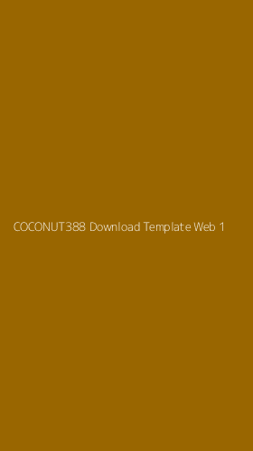 Tampilan Antarmuka Aplikasi Coconut388 Download Template Web - 1