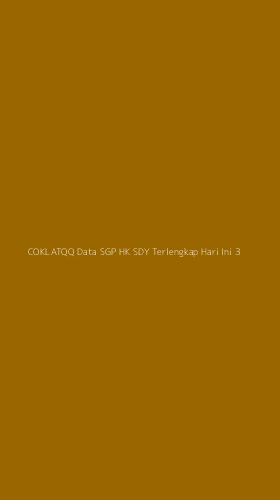 Tampilan Antarmuka Aplikasi Coklatqq Data Sgp Hk Sdy Terlengkap Hari Ini - 3