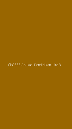 Tampilan Antarmuka Aplikasi Cpo333 Aplikasi Pendidikan Lite - 3