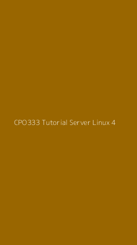Tampilan Antarmuka Aplikasi Cpo333 Tutorial Server Linux - 4