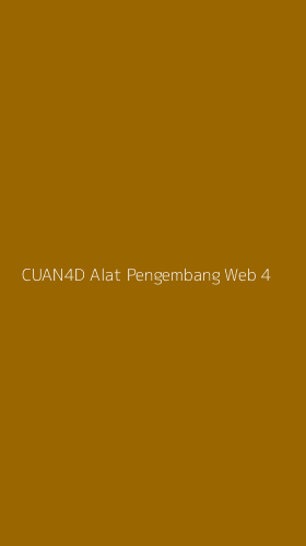 Tampilan Antarmuka Aplikasi Cuan4d Alat Pengembang Web - 4
