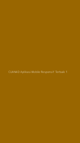 Tampilan Antarmuka Aplikasi Cuan4d Aplikasi Mobile Responsif Terbaik - 1