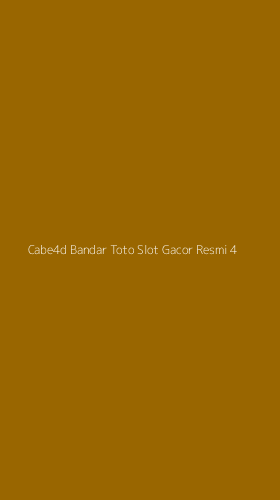 Tampilan Antarmuka Aplikasi Cabe4d Bandar Toto Slot Gacor Resmi - 4
