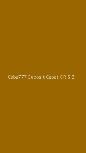 Tampilan Antarmuka Aplikasi Cabe777 Deposit Cepat Qris - 3