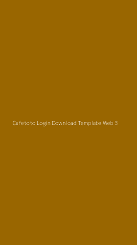 Tampilan Antarmuka Aplikasi Cafetoto Login Download Template Web - 3