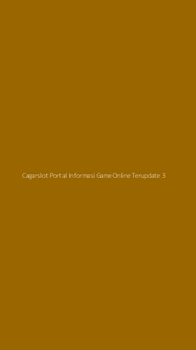 Tampilan Antarmuka Aplikasi Cagarslot Portal Informasi Game Online Terupdate - 3
