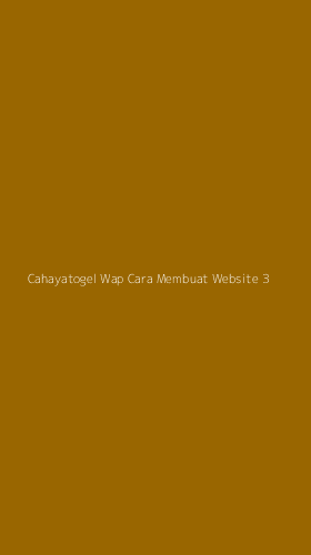 Tampilan Antarmuka Aplikasi Cahayatogel Wap Cara Membuat Website - 3
