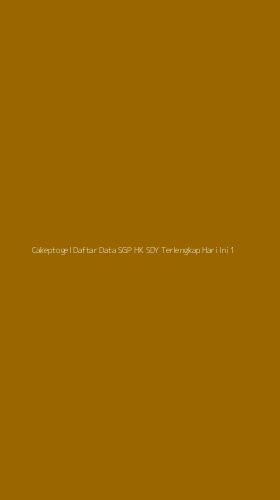 Tampilan Antarmuka Aplikasi Cakeptogel Daftar Data Sgp Hk Sdy Terlengkap Hari Ini - 1
