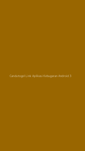 Tampilan Antarmuka Aplikasi Candutogel Link Aplikasi Kebugaran Android - 3