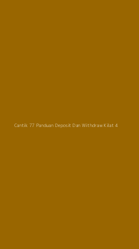 Tampilan Antarmuka Aplikasi Cantik 77 Panduan Deposit Dan Withdraw Kilat - 4