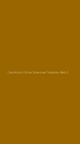Tampilan Antarmuka Aplikasi Cantiktoto Online Download Template Web - 2
