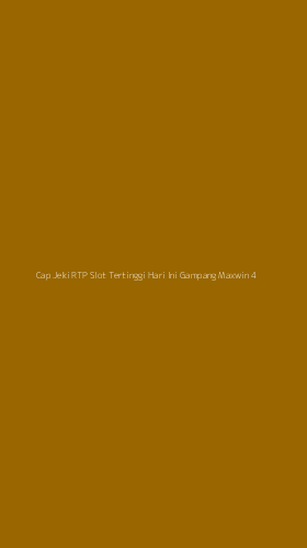 Tampilan Antarmuka Aplikasi Cap Jeki Rtp Slot Tertinggi Hari Ini Gampang Maxwin - 4