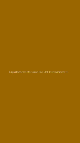 Tampilan Antarmuka Aplikasi Capsatoto2 Daftar Akun Pro Slot Internasional - 3