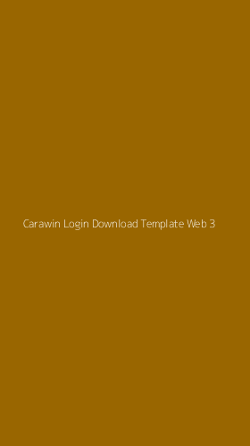 Tampilan Antarmuka Aplikasi Carawin Login Download Template Web - 3
