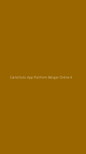 Tampilan Antarmuka Aplikasi Carteltoto App Platform Belajar Online - 4