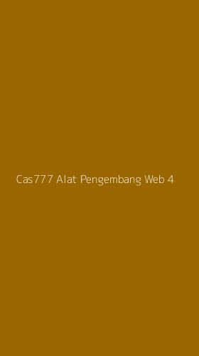 Tampilan Antarmuka Aplikasi Cas777 Alat Pengembang Web - 4