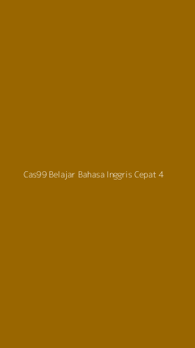Tampilan Antarmuka Aplikasi Cas99 Belajar Bahasa Inggris Cepat - 4