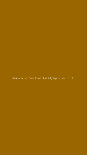 Tampilan Antarmuka Aplikasi Caturwin Bocoran Pola Slot Olympus Hari Ini - 3