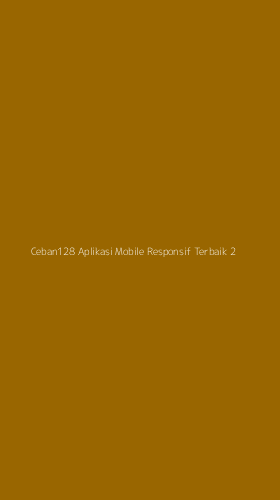Tampilan Antarmuka Aplikasi Ceban128 Aplikasi Mobile Responsif Terbaik - 2