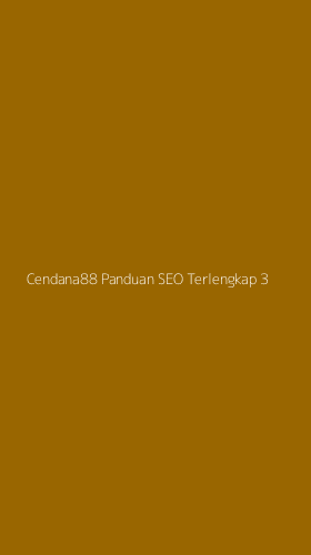 Tampilan Antarmuka Aplikasi Cendana88 Panduan Seo Terlengkap - 3
