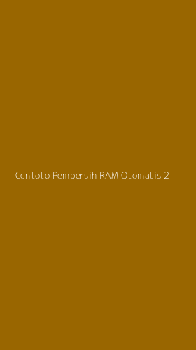 Tampilan Antarmuka Aplikasi Centoto Pembersih Ram Otomatis - 2