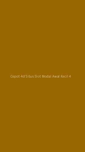 Tampilan Antarmuka Aplikasi Cepot 4d Situs Slot Modal Awal Kecil - 4
