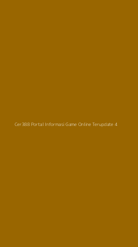 Tampilan Antarmuka Aplikasi Cer388 Portal Informasi Game Online Terupdate - 4