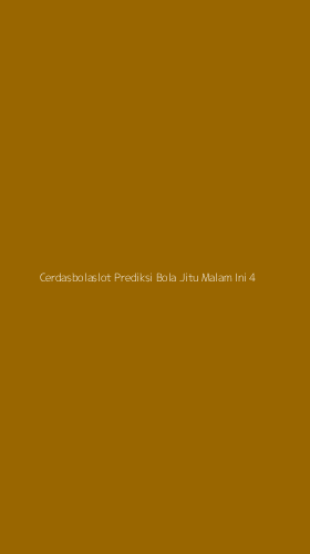 Tampilan Antarmuka Aplikasi Cerdasbolaslot Prediksi Bola Jitu Malam Ini - 4
