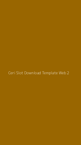 Tampilan Antarmuka Aplikasi Ceri Slot Download Template Web - 2
