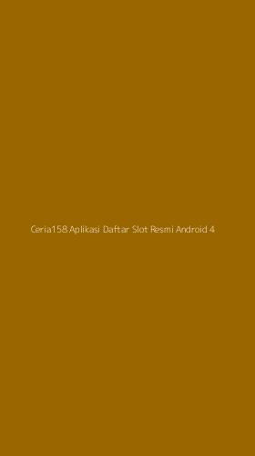 Tampilan Antarmuka Aplikasi Ceria158 Aplikasi Daftar Slot Resmi Android - 4
